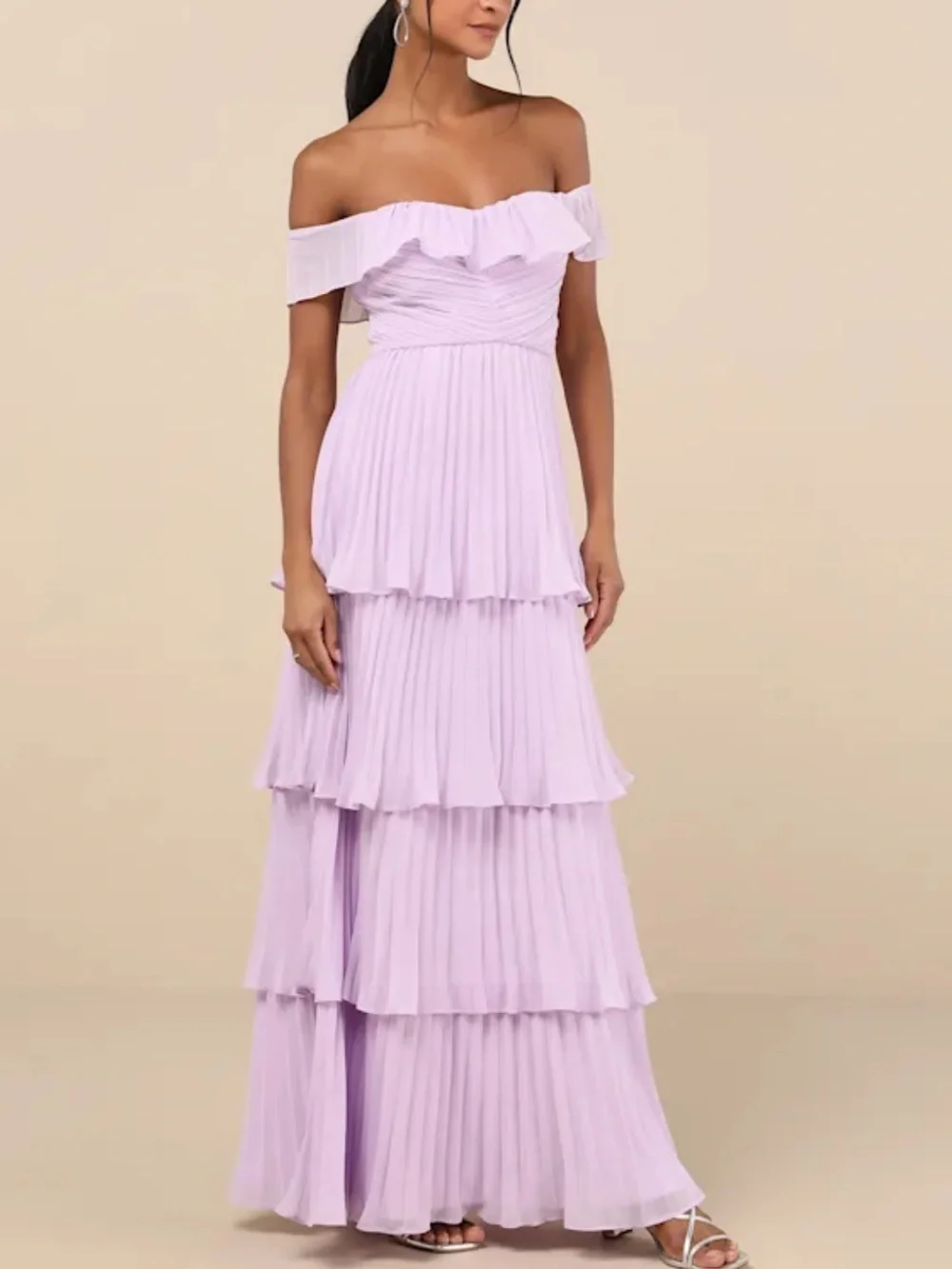 Purple Maxi Dress - Picture 1 of 8